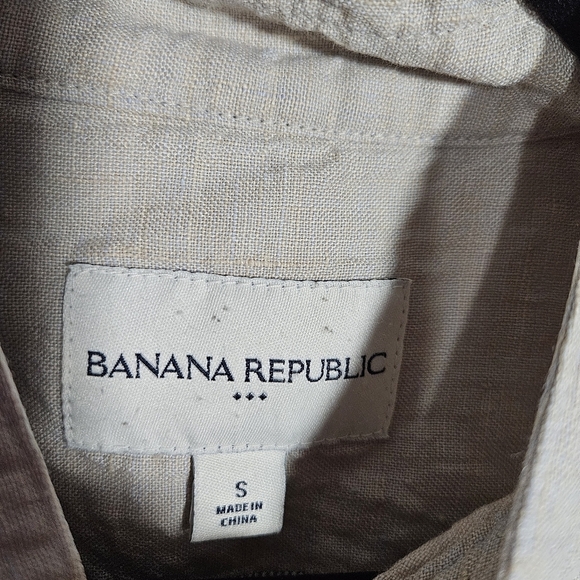 Banana Republic Women's Beige Linen Barn Jacket Size S - Picture 2 of 10